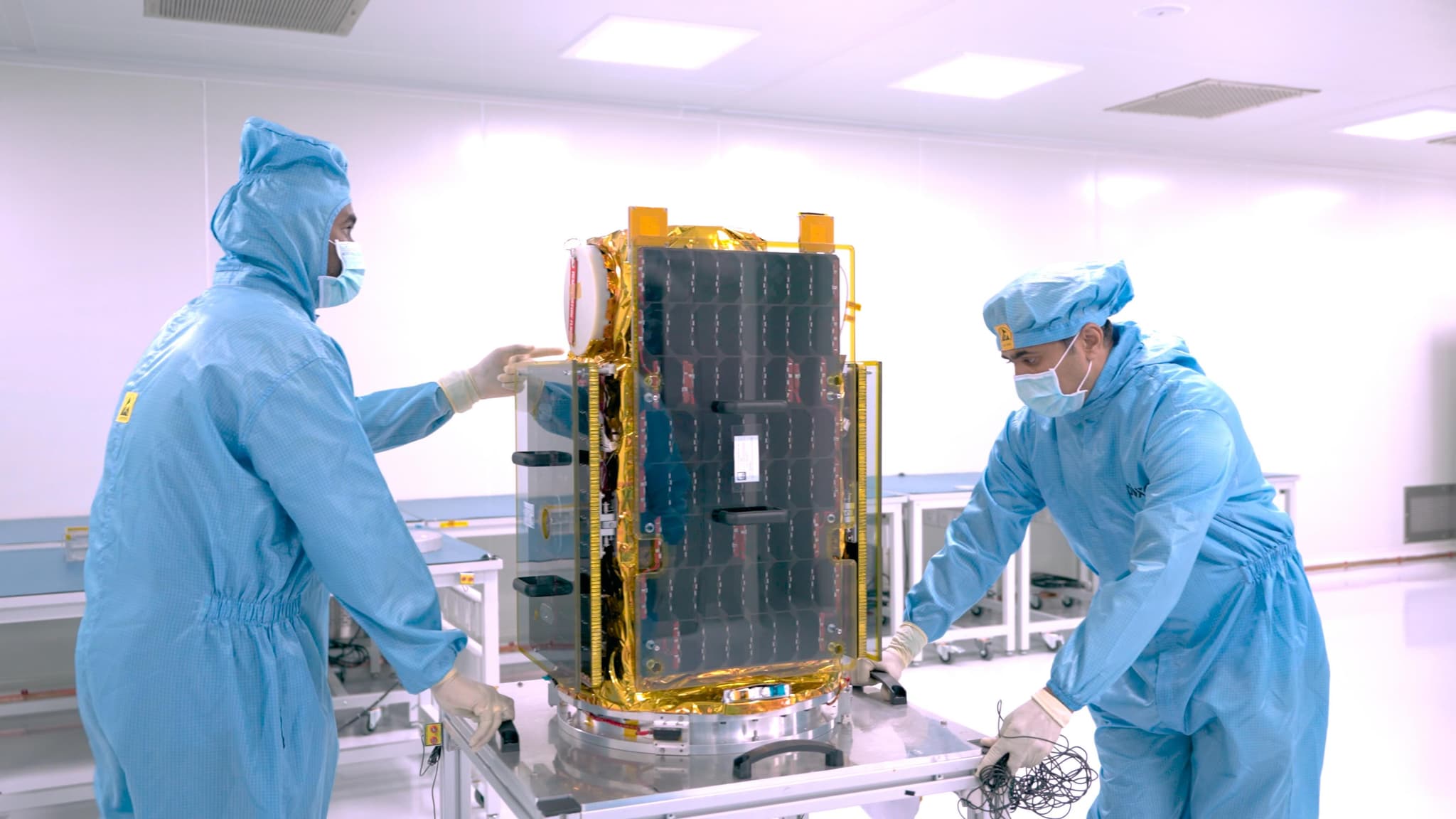 Firefly in Pixxel’s clean room before being shipped for launch.