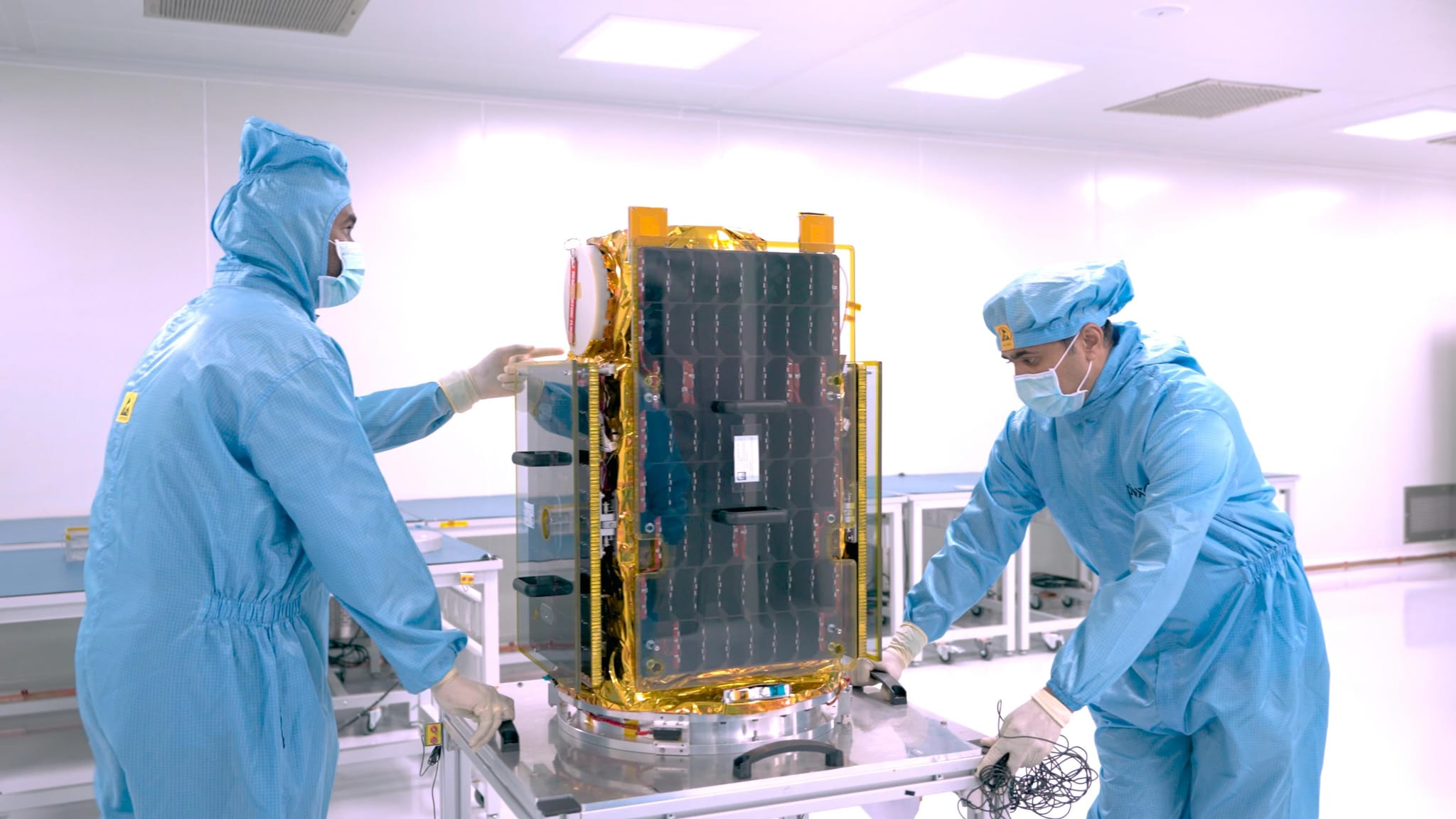 Firefly in Pixxel’s clean room before being shipped for launch.