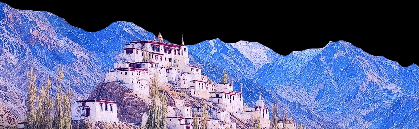 Thikse Monastery in Ladakh